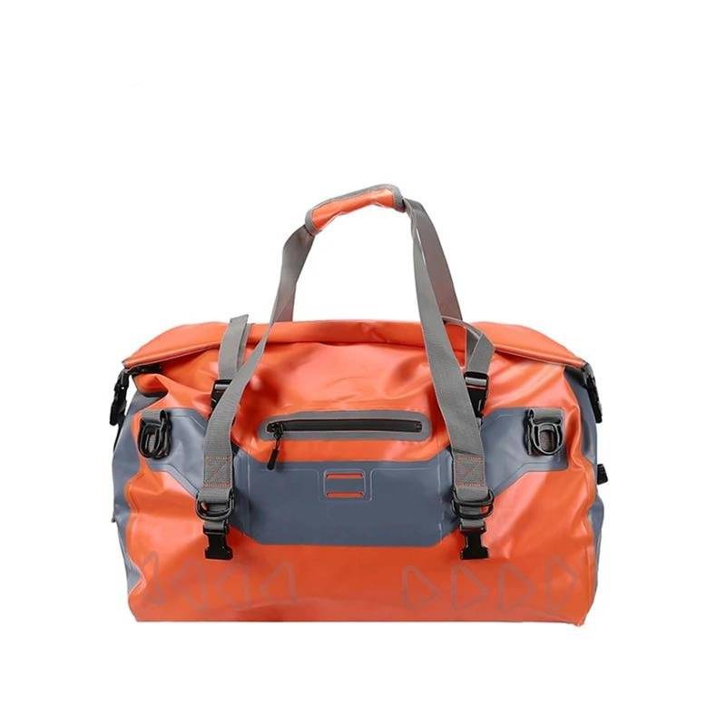 Motorrad Tasche Universal Motorrad PVC Hecktasche Reflektierende Satteltasche Trockengepäck Tasche Outdoor Tasche Geeignet Für R1200GS R1250GS R1300GS R 1300 GS Motorradtasche(40L Orange) von Mtuqvma