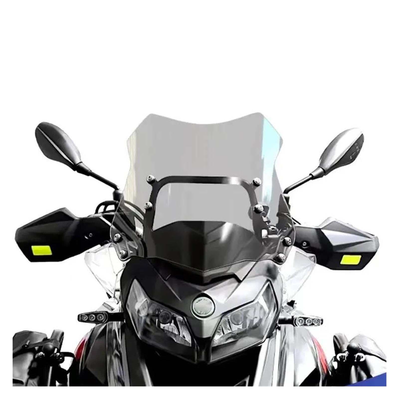 Motorrad Windschutzscheibe Windabweiser Für Benelli Für TRK502 Für TRK502X Für TRK 502 502X 552 552X Für TRK552X Motorrad Double Bubble Windschutzscheibe Bildschirm Windabweiser Motorrad Vorderseite W von Mtuqvma