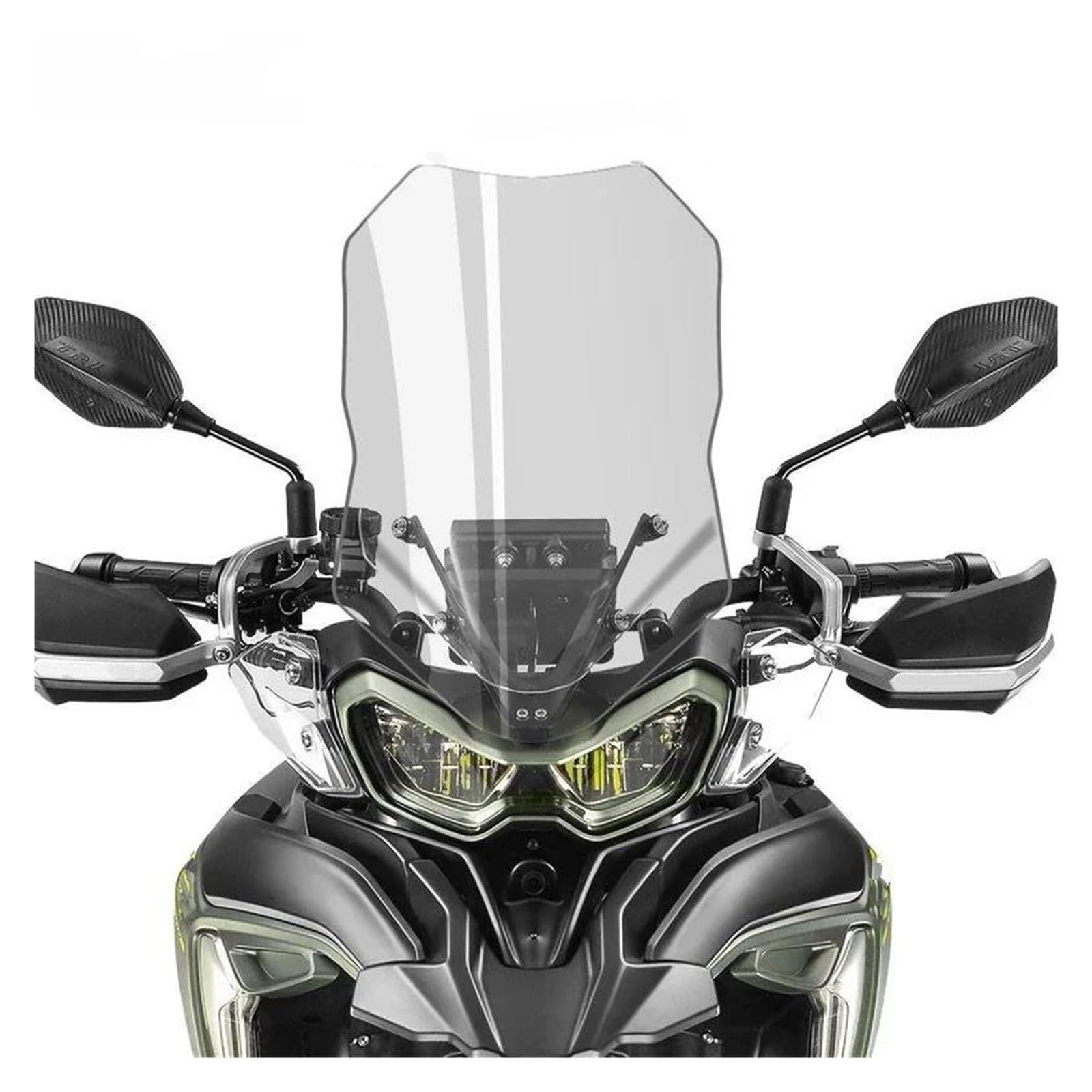 Motorrad Windschutzscheibe Windabweiser Für Benelli Für TRK702 Für TRK702X Für TRK 702 702X Motorrad Windschutzscheibe Windschutz Windabweiser Front Glas Transparent Motorrad Vorderseite Windschutzsch von Mtuqvma