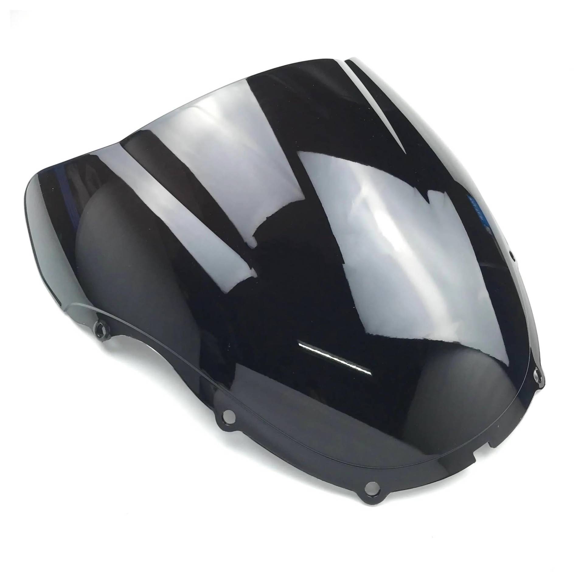 Motorrad Windschutzscheibe Windabweiser Für CBR 600 RR Für CBR600 Für CBR 600 1999 2000 F4 Motorrad Double Bubble Windschutzscheibe Windschutz Motorrad Vorderseite Windschutzscheibe(Schwarz) von Mtuqvma