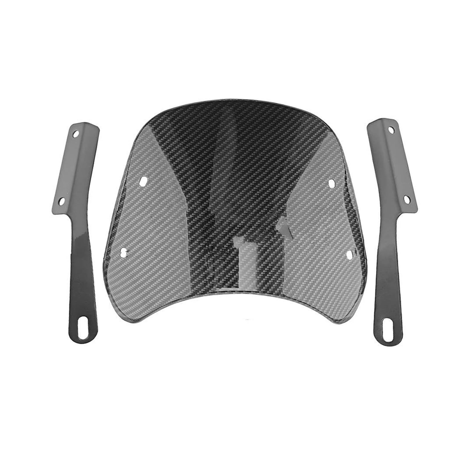 Motorrad Windschutzscheibe Windabweiser Für Kawasaki Für Suzuki Schwarz Carbon Stil Motorrad Universal Windschutzscheibe Windabweiser Windschutzscheibe Verkleidung Motorrad Vorderseite Windschutzschei von Mtuqvma