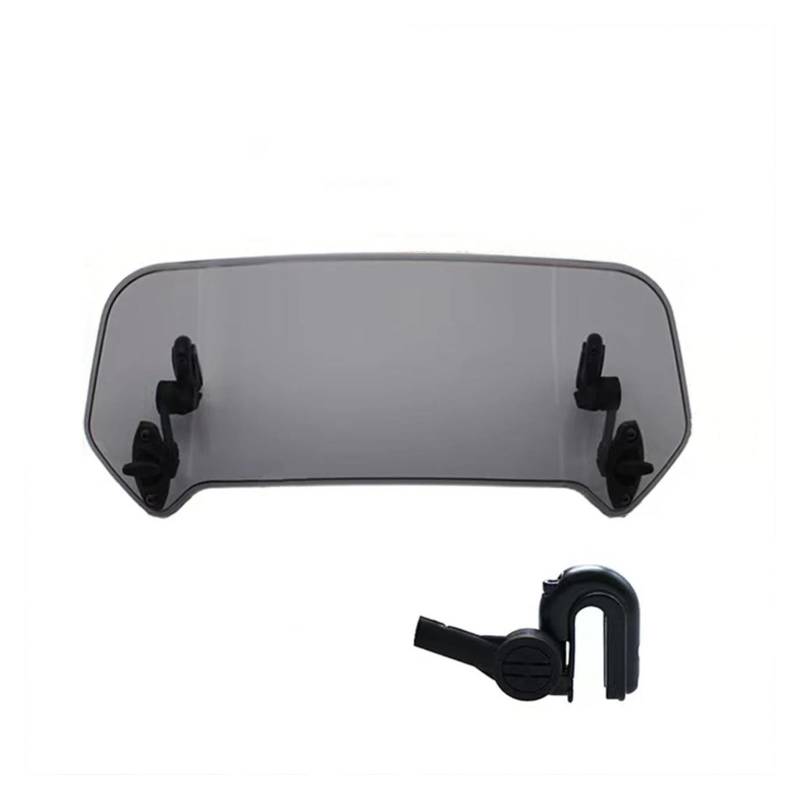 Motorrad Windschutzscheibe Windabweiser Für Kawasaki Für Suzuki Universal Motorrad Windschutzscheibe Verlängerung Einstellbare Spoiler Clamp-On Windschutzscheibe Deflektor Motorrad Vorderseite Windsch von Mtuqvma