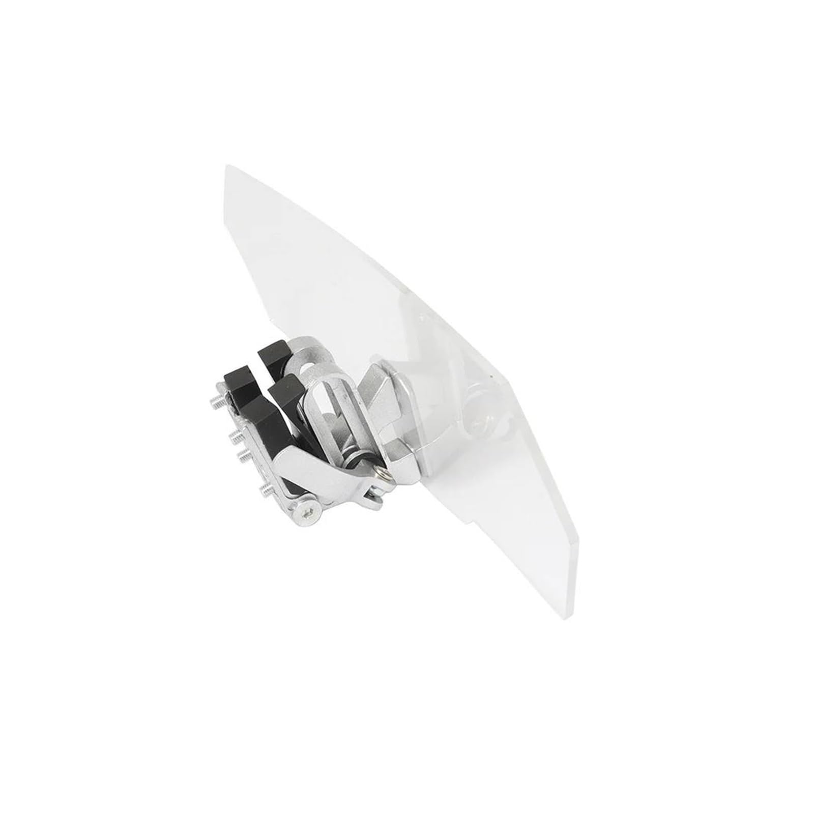 Motorrad Windschutzscheibe Windabweiser Für R1200GS Universal Motorrad Riser Clip Auf Windschutzscheibe Verlängerung Spoiler Air Deflektor Motorrad Vorderseite Windschutzscheibe(Clear) von Mtuqvma