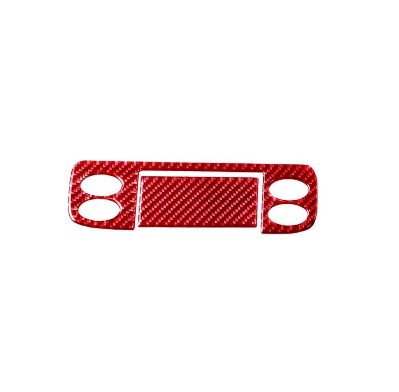 Schalttafelabdeckung Trims Für Boxster 996 1998-2004 Auto Carbon Fiber Red Aufkleber Innen Dekorative Zubehör Panel Schutz Rahmen Trim Aufkleber(Ashtray Panel) von Mtuqvma