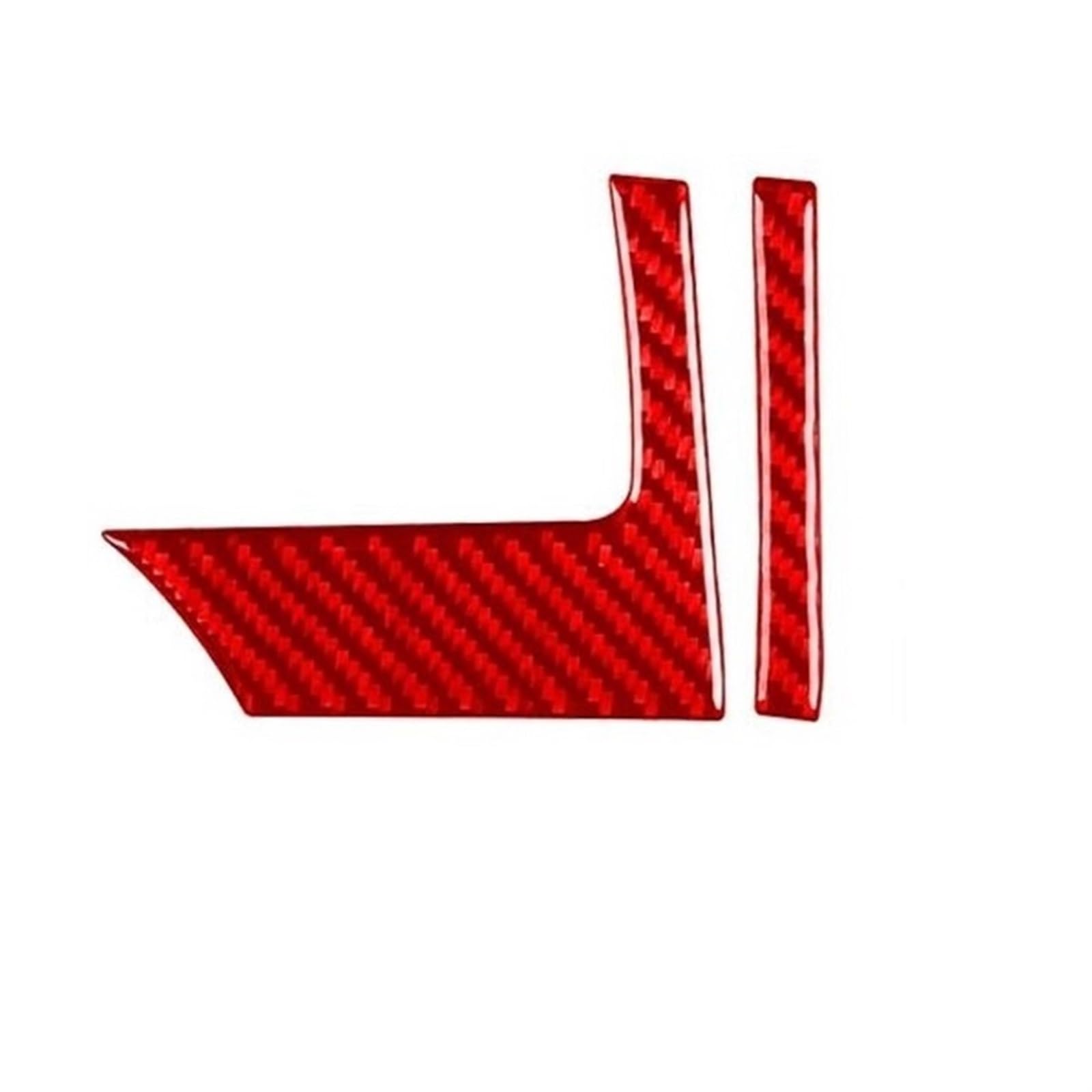 Schalttafelabdeckung Trims Für Toyota Für Camry 2015-2017 Carbon Fiber Scheinwerfer Schalter Control Panel Trim Abdeckung Auto Innen Dekoration Aufkleber Panel Schutz Rahmen Trim Aufkleber(Red11) von Mtuqvma