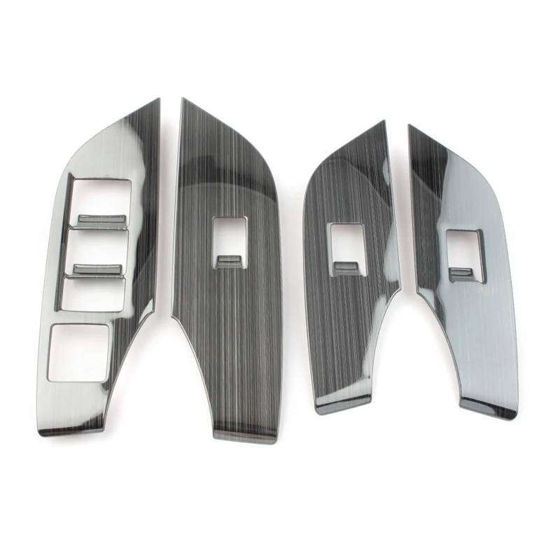 Schalttafelabdeckung Trims Für Toyota Für RAV4 2019 2020 Auto Innen Fenster Schalter Panel Form Abdeckung Trim Auto Decora Zubehör Panel Schutz Rahmen Trim Aufkleber(RHD Wooden Pattern) von Mtuqvma