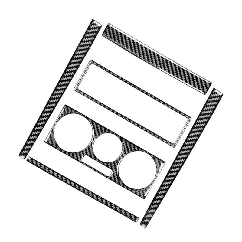 Schalttafelabdeckung Trims Für VW Für Golf 4MK4 1999-2004 Auto Instrument Center Bedienfeld Klimaanlage Taste Rahmen Abdeckung Dekorative Aufkleber Panel Schutz Rahmen Trim Aufkleber(A-B-C) von Mtuqvma