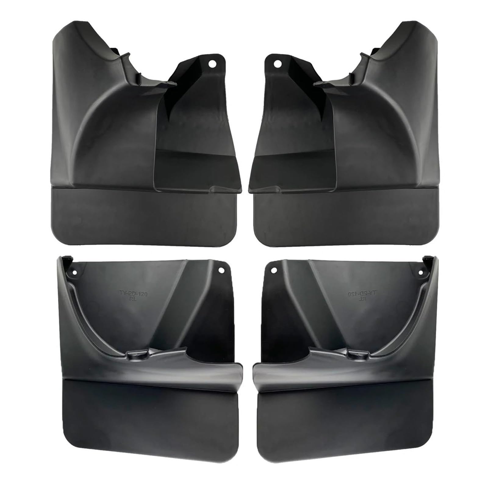 Schmutzfänger Für Toyota Für Land Für Cruiser Prado FJ120 2003-2009 Auto Schlamm Flaps Vorne/Hinten Kotflügel Splash Guards Klappe Kotflügel(Front Rear) von Mtuqvma