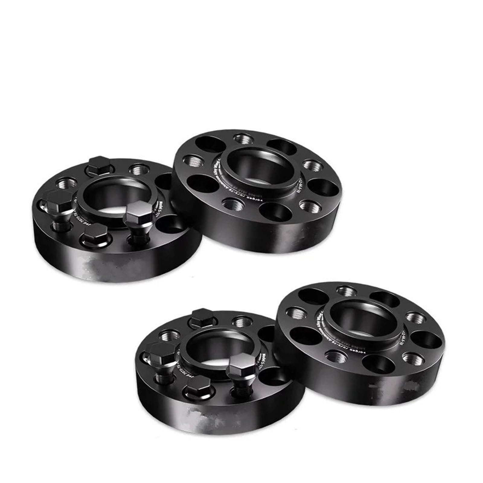 Spurverbreiterungen 4 Stück 35 Mm 5x108-60.1 Bis 5x114.3-60.1 M12 * 1,5 Maßgeschneiderte Umbau-Spurverbreiterungen Adapter T6-7075 Aluminium Mit 20 Stück Schrauben Auto Rad Distanzstück Adapter von Mtuqvma