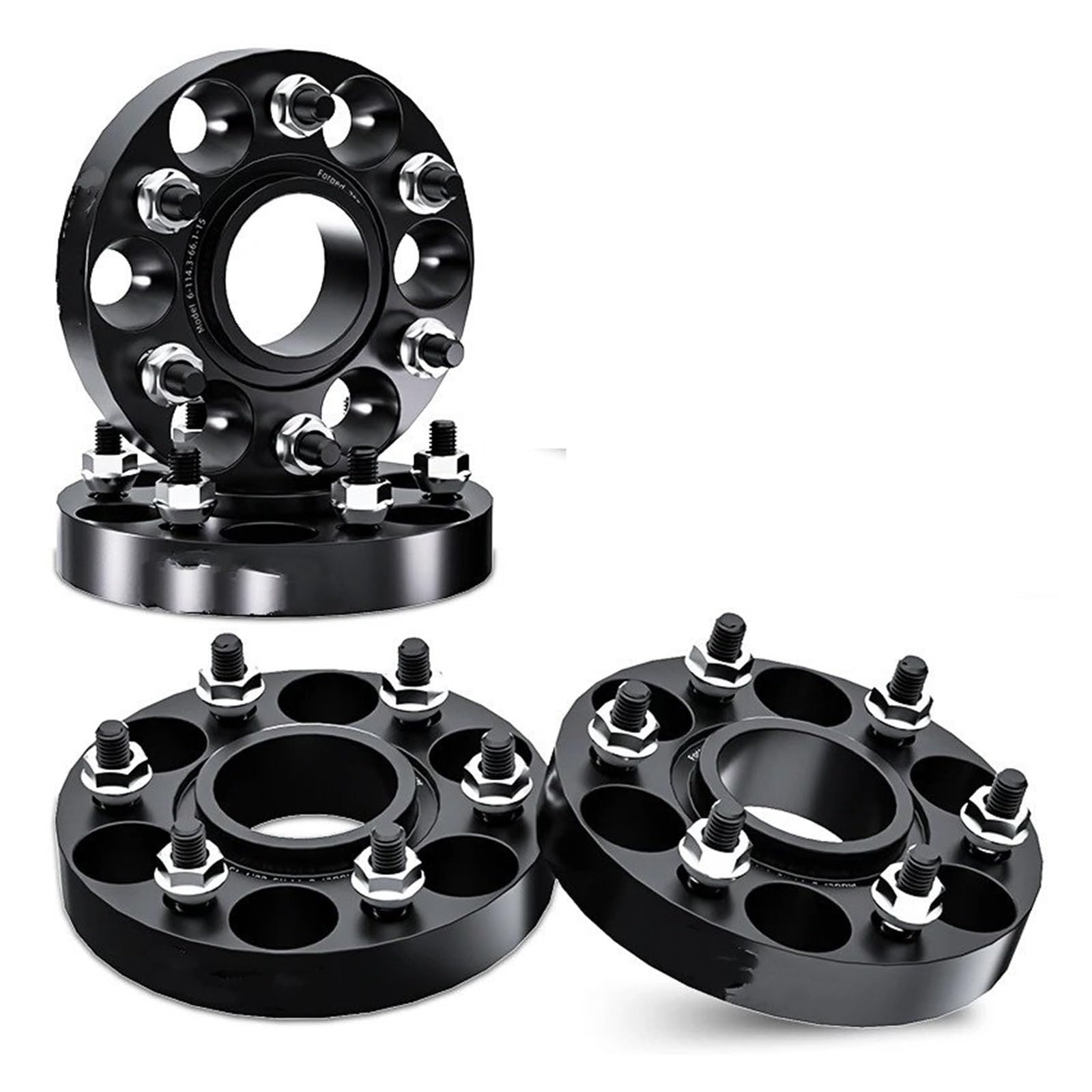 Spurverbreiterungen Für Mazda Für BT50 Für BT 50 2009-2019 6x139,7 93,1 M12 X 1,5 Hub Centric Schwarz Geschmiedet Rad Spacer Flansch Plate30/35/38mm 2/4 Stücke Auto Rad Distanzstück Adapter(4Pcs Black von Mtuqvma