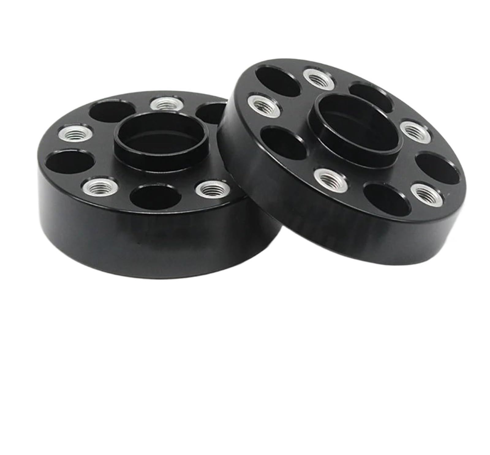 Spurverbreiterungen Für TT Für Q3 Für R8 Für A3 Für A6 2 Stück 20/25/30/35/40/50mm PCD 5x112 57,1mm Rad Spacer Adapter Spurverbreiterung(2PCD 35mm Black) von Mtuqvma