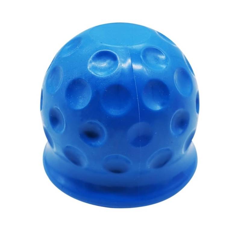 Anhängerkupplung Ball Abdeckung, Gummi Abschleppkupplung Ball 50mm Abdeckung, Protector Ersatz Zubehör für RV, LKW, Boot, Anhänger (Blau) von MuStone