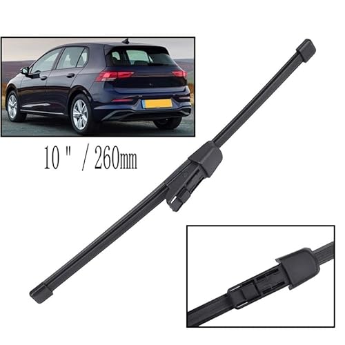 Scheibenwischer 10" Heckwischerblatt for Volkswagen for Golf Mk8 Fließheck 2019–2023 Windschutzscheibe Windschutzscheibe Heckklappe Fenster von Muarted