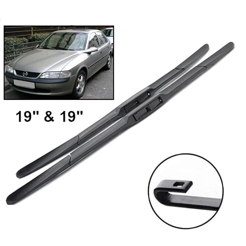 Scheibenwischer Frontscheibenwischer for Opel Vectra B 1995-2002 Windschutzscheibe Windschutzscheibe Frontscheibe 19" + 19" von Muarted