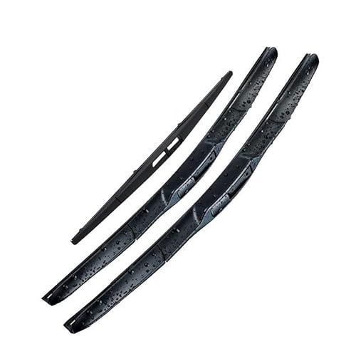 Scheibenwischer LHD vorne und hinten Wischerblätter Set for Subaru Outback BR ​​/ BM 2009–2014 Windschutzscheibe Windschutzscheibe Fenster 26 "+ 19 "+ 14" von Muarted