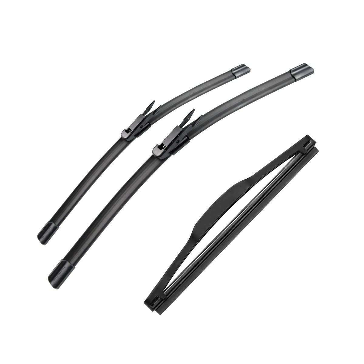 Vorne Hinten Wischerblätter Bürsten for Citroen C4 Coupe 2004-2010 28 "+ 24" + 7 "Cutter Zubehör 2006 2007 2008 2009 2010 von Muarted