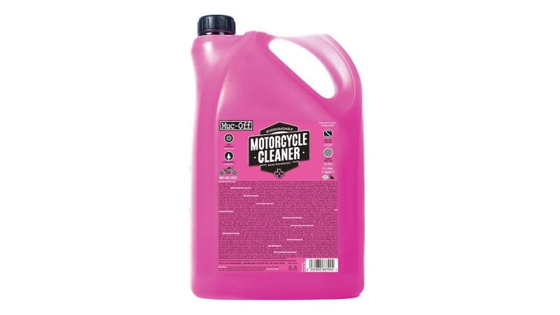 Muc Off Nano-Tech Motorcycle Cleaner Motorrad Reiniger, 5 l - Hochwirksames, Biologisch Abbaubares Motorrad Reinigungsmittel Spray - Sicher auf Allen Oberflächen und für Alle Motorradtypen Geeignet von Muc-Off