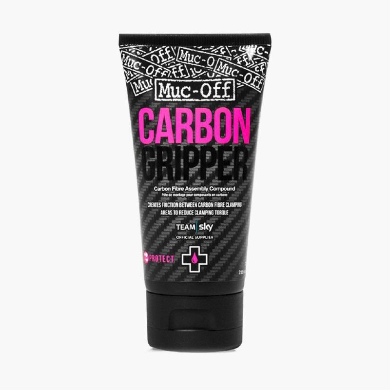 Muc Off Carbon Gripper, 75 Gramm - Effektive Carbonfaser Montagepaste Fahrrad - Verbessert die Griffigkeit durch Erzeugung von Reibung Zwischen Carbon-Flächen Fahrrad Zubehör von Muc-Off