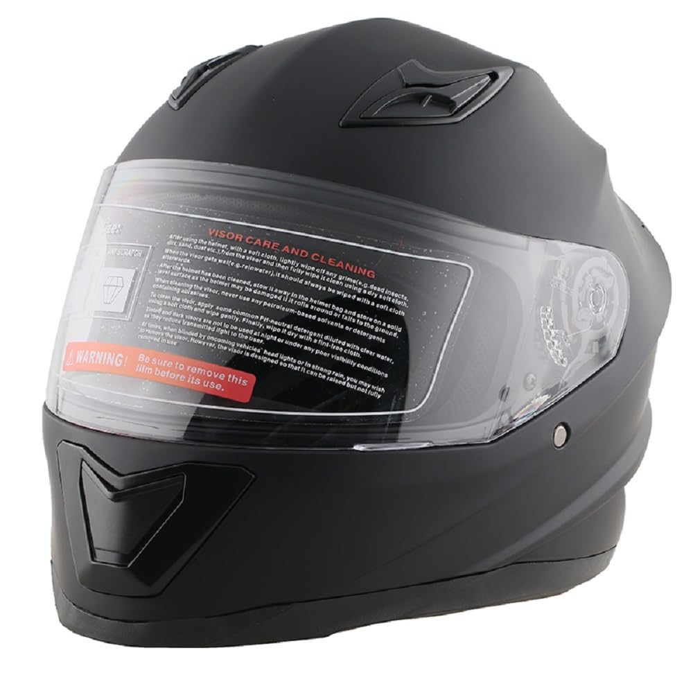 Integralhelm AERO schwarz – Motorradhelm für Kinder, ABS-Schale, robuster Kinderhelm für Downhill, Quad und Motocross (M) von Mud Defeater Motor