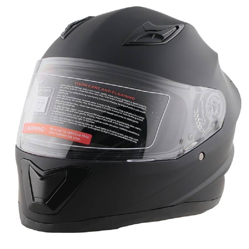 Integralhelm AERO schwarz – Motorradhelm für Kinder, ABS-Schale, robuster Kinderhelm für Downhill, Quad und Motocross (S) von Mud Defeater Motor