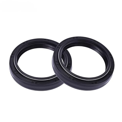 41x53x8 41mm Motorrad Gabel Öl Dichtung 41 53 Staub Abdeckung for Kawasaki KLE500 KLE 91-07 KX500 KX500E UPSIDE DOWN KX 500 89-91 (Color : 2pc oil seal) von MudhEn