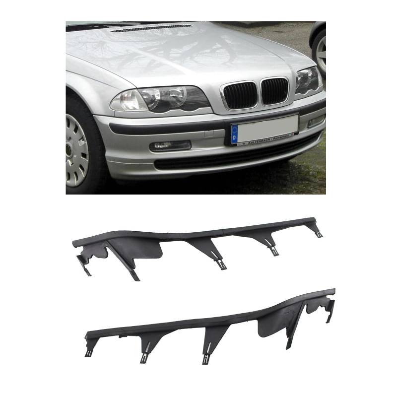 Ersatz der Abdeckstreifen für den oberen linken und rechten Scheinwerfer eines Paares für BMW 3er E46 98-01 (4 Türer) von Mulcort