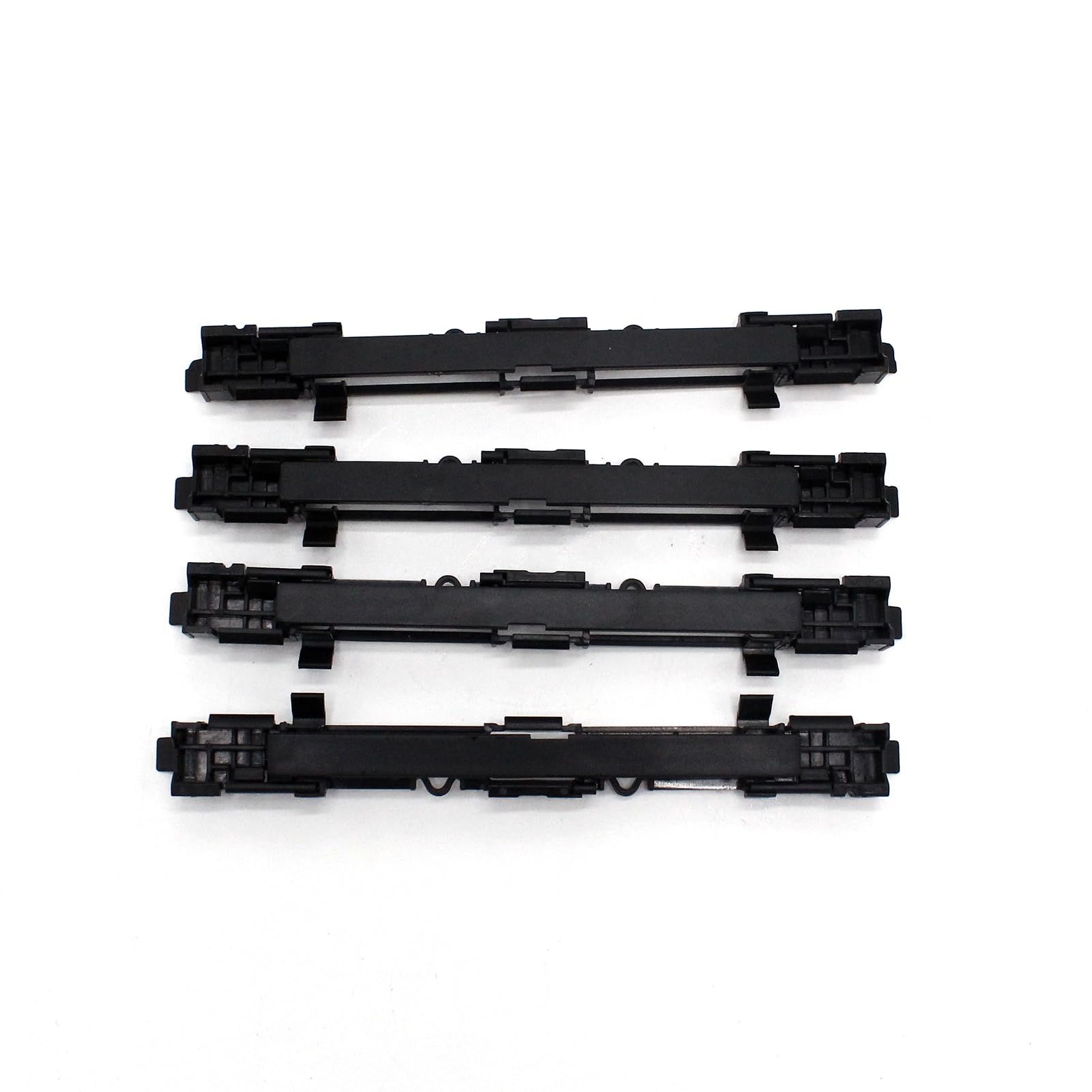 Mulcort 4 PCS Dachträgerabdeckung Schienenverkleidung Formklappe, Zierleiste für Dachgepäckträger-Abdeckung, Kompatibel mit Vauxhall Opel Astra H Zafira B, 5187915, 13125723, ‎518791 von Mulcort