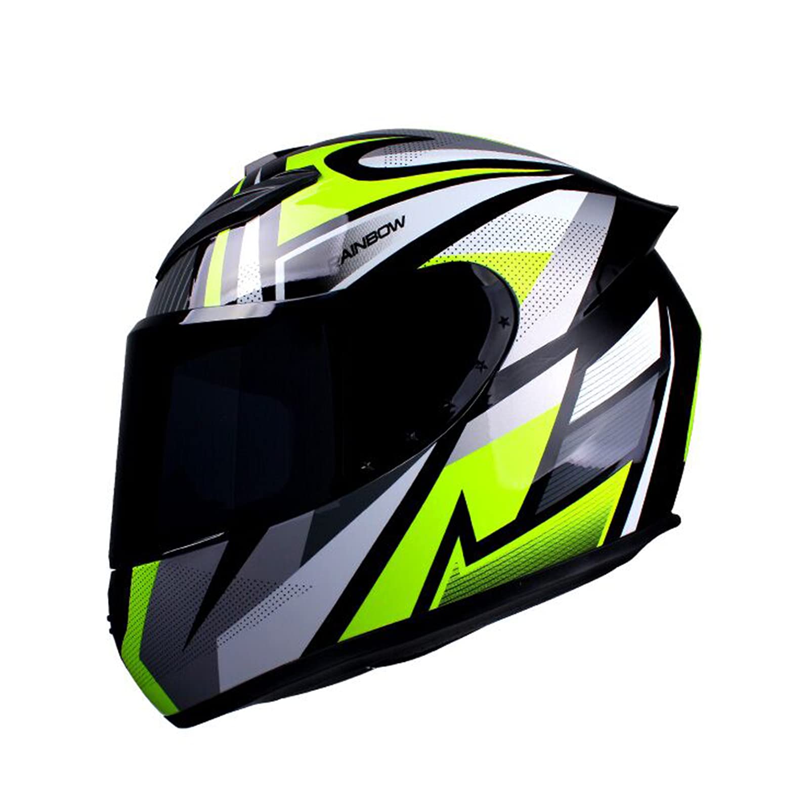 Mulcort Motorradhelm Full Face Rapid Street Helm Unisex Erwachsene Cool Rider Equipment Four Seasons New Street Touring Motorradhelm Style D Größe L von Mulcort