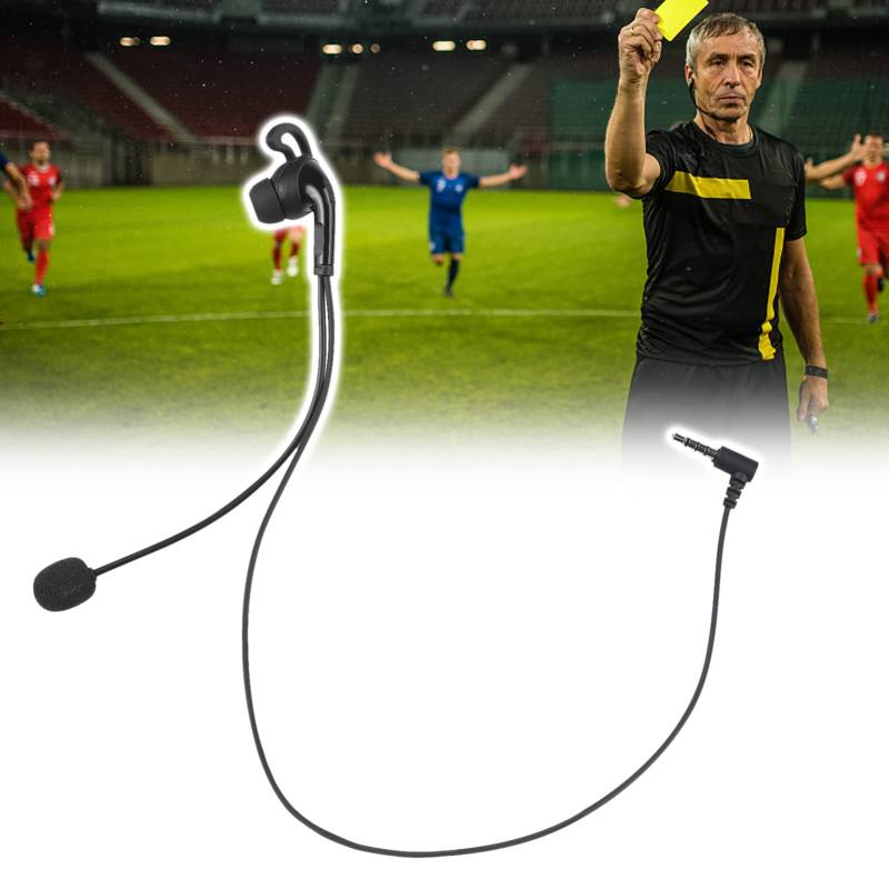 Mulcort Referee Headset, In-Ear Headphone with Microphone Replacement for V6 Pro/ V6C/ V4 Plus/ V4C Plus/FBIM Intercom von Mulcort