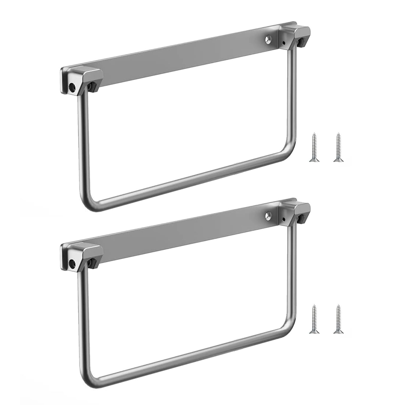 Mulcort Schuhhalter faltbar Wand montiert, Schuhständer aus Aluminiumlegierung, Faltbarer Schuhständer für Wohnmobile, Schuhaufbewahrung für Camper, 13,1 x 6 x 12,2 Zoll, 2 Packung von Mulcort