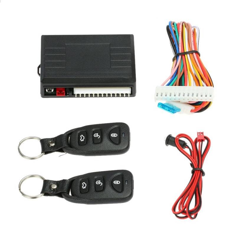 Mulcort Universal Remote Central Control Box Kit Car Türschloss Keyless Entry-System mit Stamm-Freigabe-Taste von Mulcort