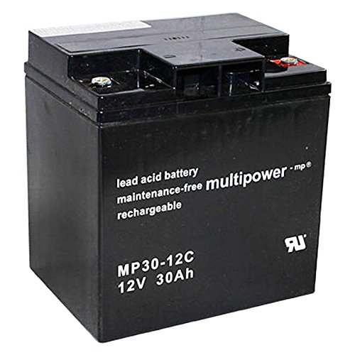 Multipower MP30-12C Blei Akku 12 Volt 30Ah von Multipower