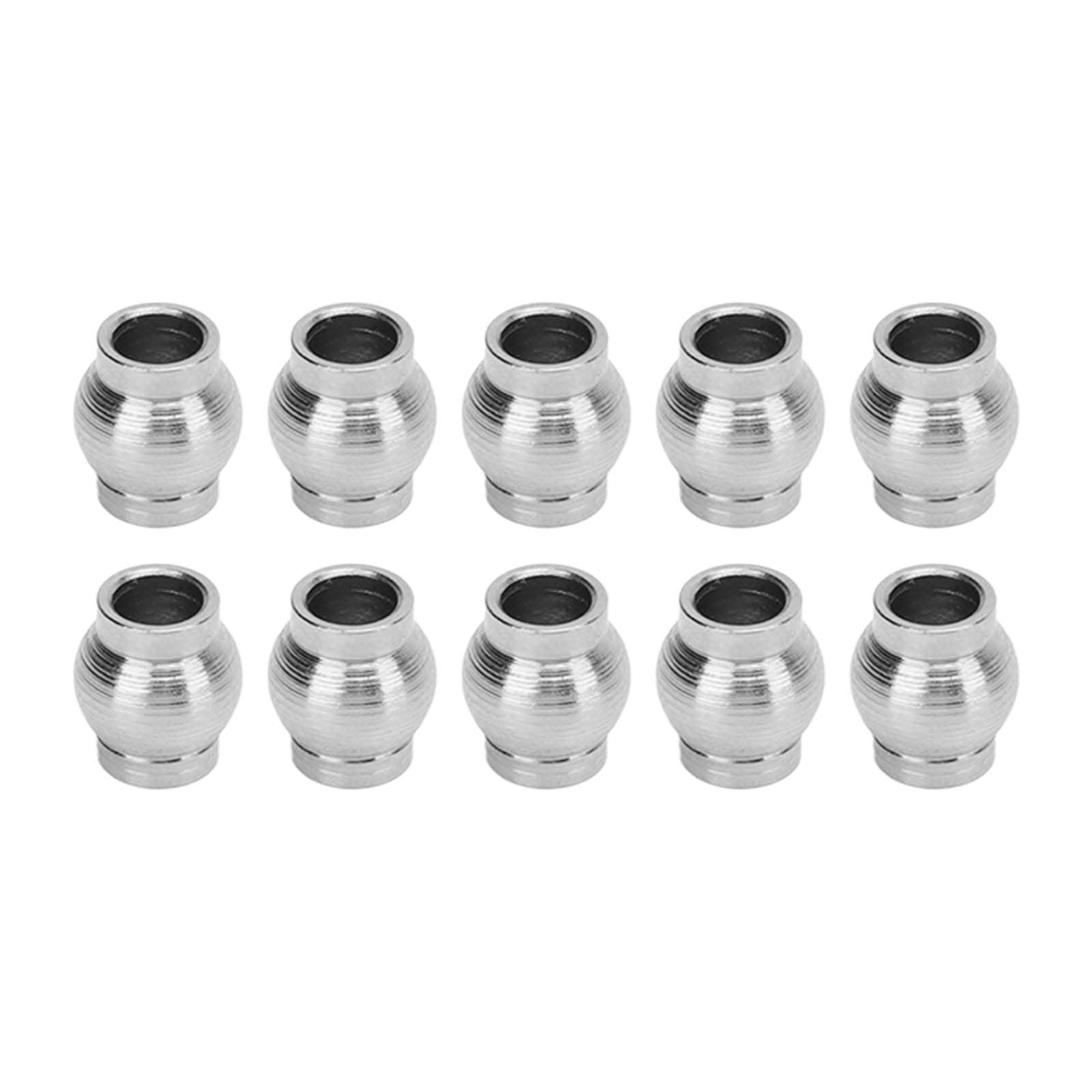 10PCS RC Shock Ball Head Set, Metal Shock Absorbing Damper Ball Joint, for ZD Racing 1/10 RC Desert Off Road Vehicle, Improve Shock Absorption, Reduce Wear, sturdy Iron Material, von Multizenic