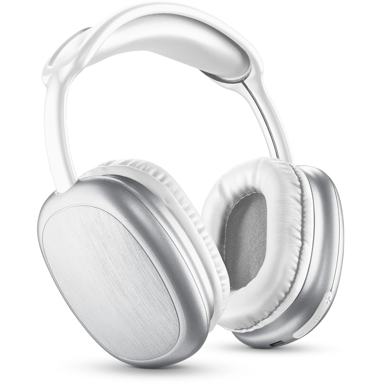 Music Sound | Bluetooth-Kopfhörer MAXI2 | Kopfhörer on Ear Bluetooth 5.0 - Play Time 22h - Charging 1,5h - Integriertes Mikrofon - Bedienelemente am Pavillon und verstellbarem Kopfband, weiße Farbe von Music Sound