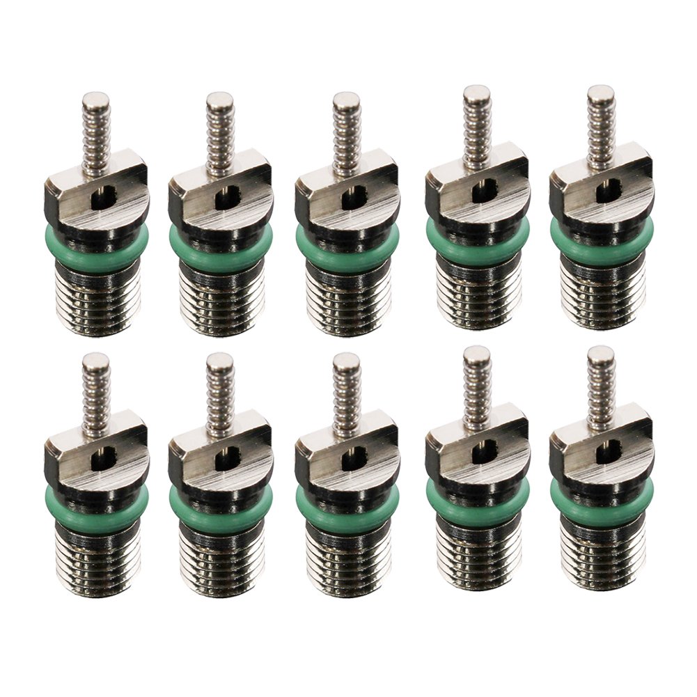 Muuoeou 10Pcs Auto AC R134A Ventileinsatznadelsortiment 134a Kältemittel Hitzebeständig von Muuoeou