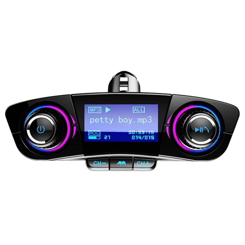 Muuoeou Auto-Player BT06 Auto Bluetooth MP3-Player Multifunktional Bluetooth Mehrsprachig MP3 Universal LCD-Display von Muuoeou