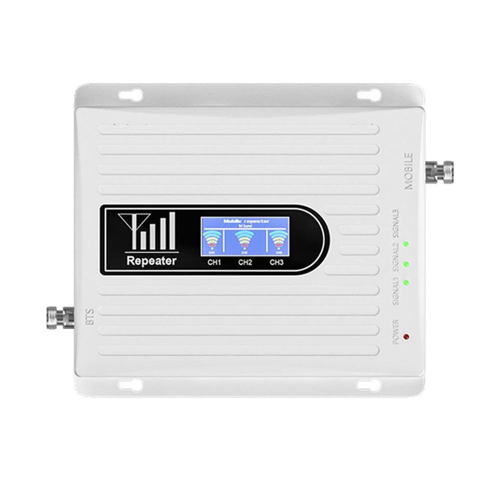 Muuoeou B1 B3 B8 Signalverstärker Tri-Band-Verstärker 900 1800 2100 MHz GSM WCDMA LTE Universal-Signalverstärker Repeater EU Stecker von Muuoeou