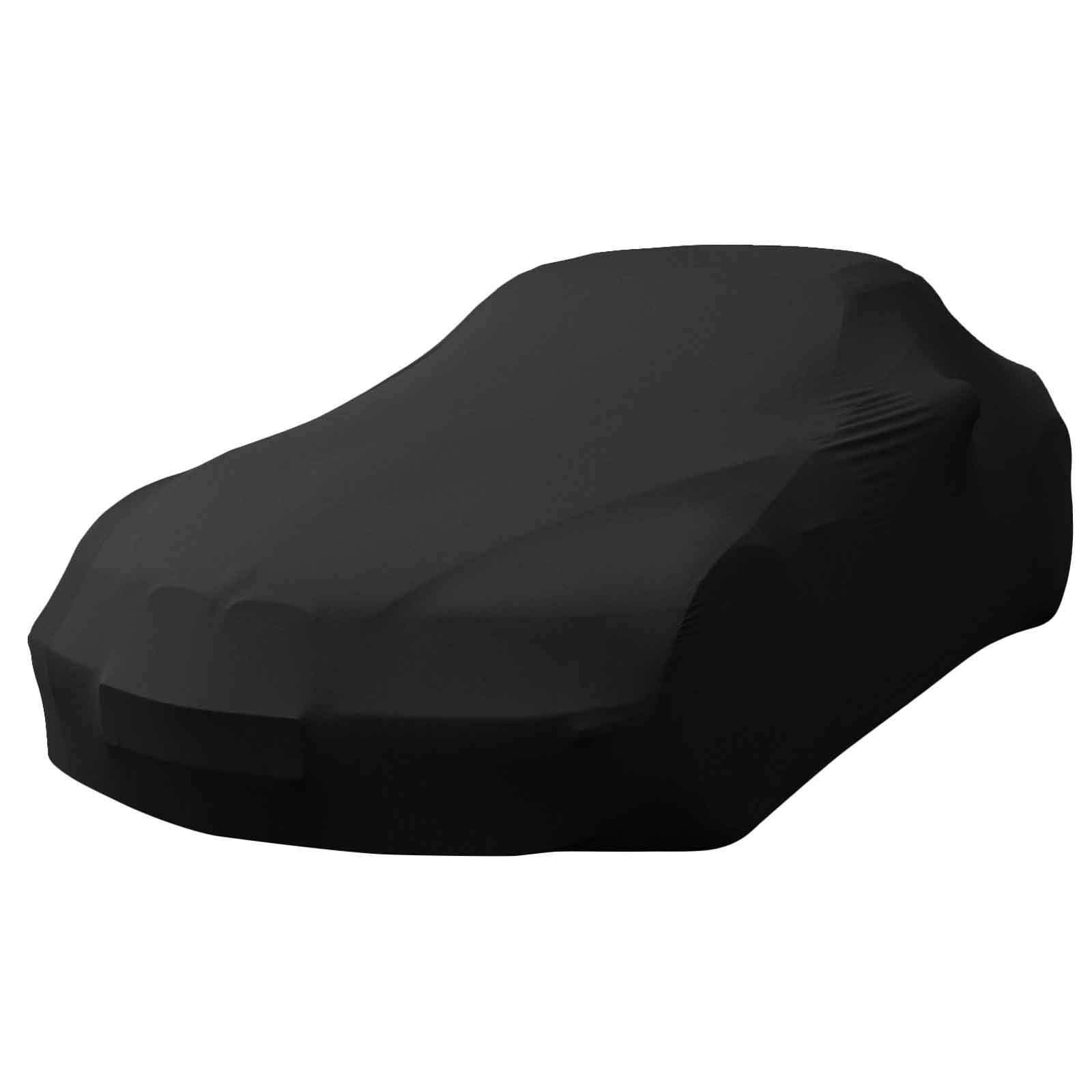 Autoplane Kompatibel mit AC 428 Cabriolet Premium Indoor Plane formanpassend atmungsaktiv aus Stoff in Schwarz von MyCarCover