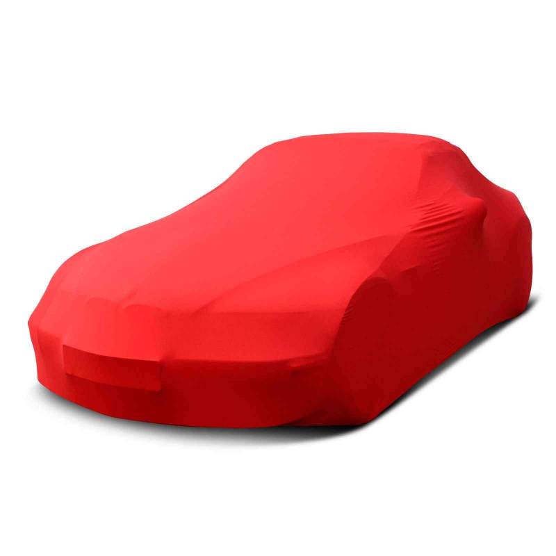 Autoplane Kompatibel mit Audi TT 8N3 Premium Indoor Plane formanpassend atmungsaktiv aus Stoff in Rot von MyCarCover