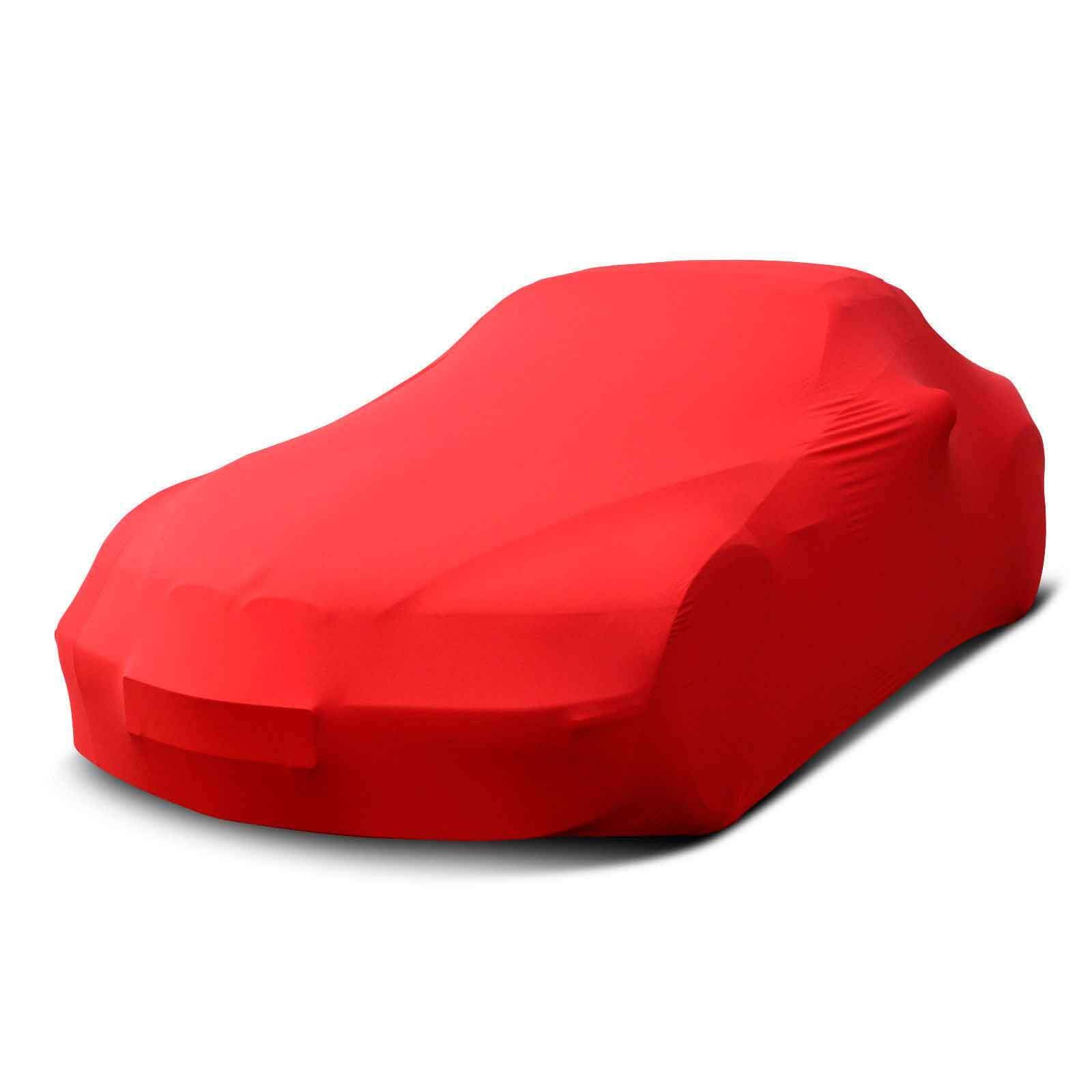 Autoplane Kompatibel mit BMW 3er Coupe E92 Premium Indoor Plane formanpassend atmungsaktiv aus Stoff in Rot von MyCarCover