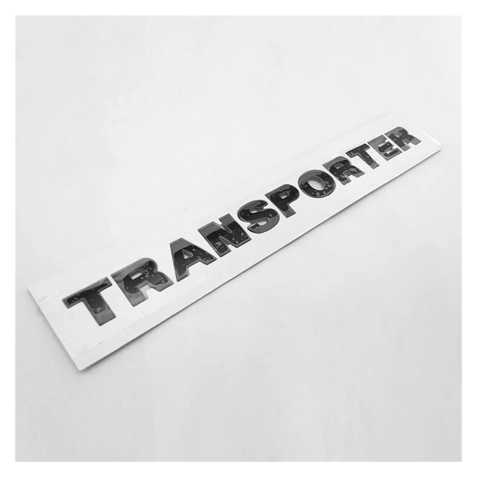 MyFisher zlj6688 T4 Transporter Chrom-Schriftzug Typ T6 Heck-Kofferraumabzeichen-Embleme T5 Heckklappen-Logo Transporter (Color : Matt Black) von MyFisher