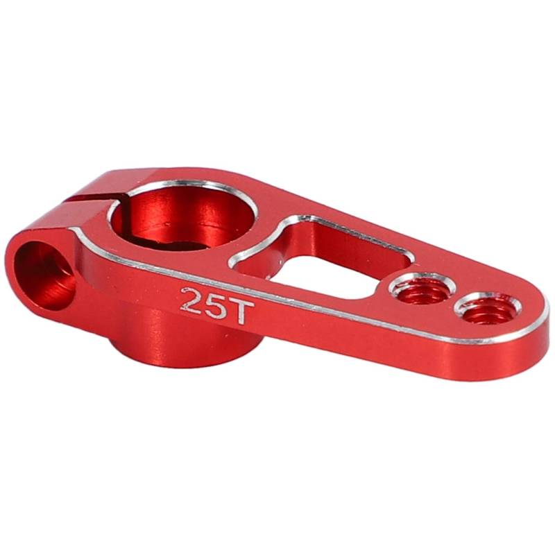 Myingaou 1 Stuecke Aluminium Legierung 25 T 31 Mm Lenkung Servo Arm Horn für RC Auto Crawler Teile, Rot von Myingaou