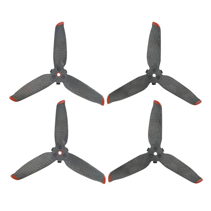 4 STÜCKE Geräuscharme Propeller Drone Propellerblätter Kompatibel für DJI FPV Combo Quadcopter Drone Propeller Requisiten Quick Release Carbon Fiber Propeller Ersatzersatz Zubehör von N+B