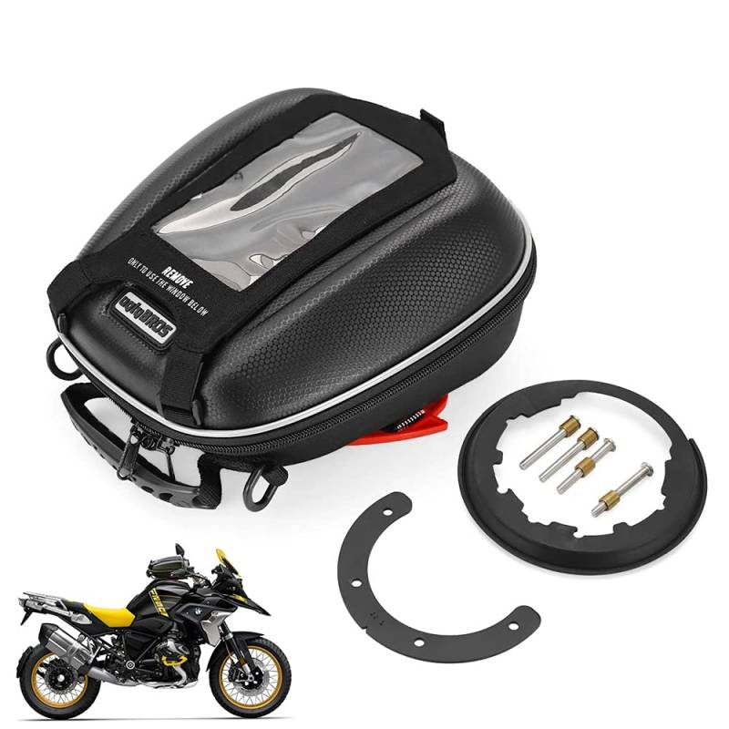 Tanktasche für BMW F850GS R1200GS R1250GS S1000XR R1200RT R1250R R1250RS Motorrad Tour Gepäck Aufbewahrungsbox mit Handy GPS Halter Wasserdicht Tragbar von N/A Generic