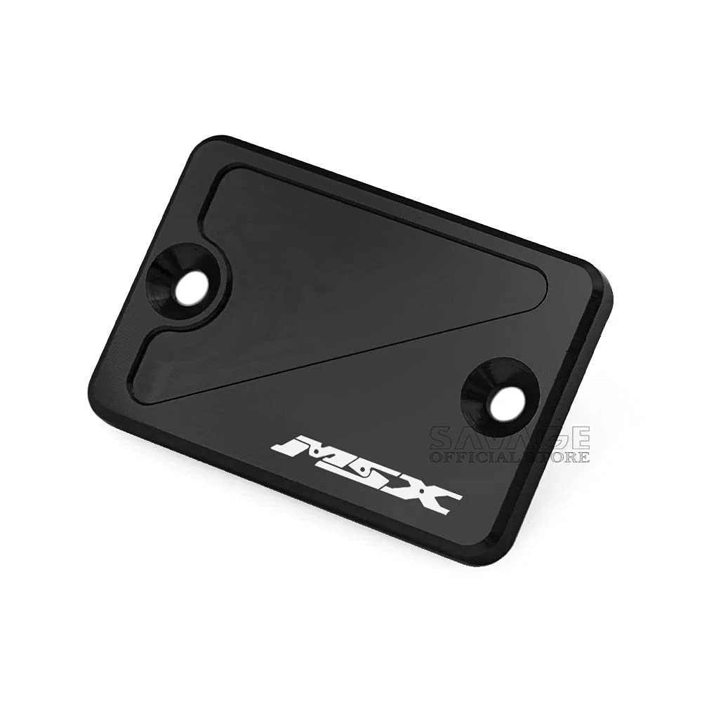 Vordere Bremsbehälter-Kappe für Honda MSX125 Grom 2013–2022, MSX 125 SF 2016–2022 Motorrad Flüssigkeitsölbehälter Tankdeckel (schwarz) von N/A Generic