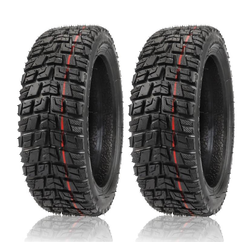 MotuTech 10 x 2,75-6,5 Tubeless Offroad-Reifen für Speedway 5 Dualtron 3 Reifen 10 Zoll rutschfest AT All-Terrain Tyre Reifen ohne Schlauch Vakuumreifen (2) von N\A