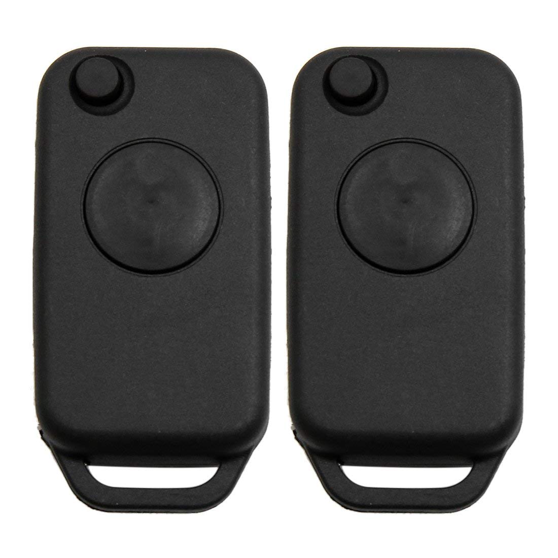 2 Stück 1 Knopf Flip Key Fernbedienung Fob Case Ersatz 2107601306 für Benz von N/D