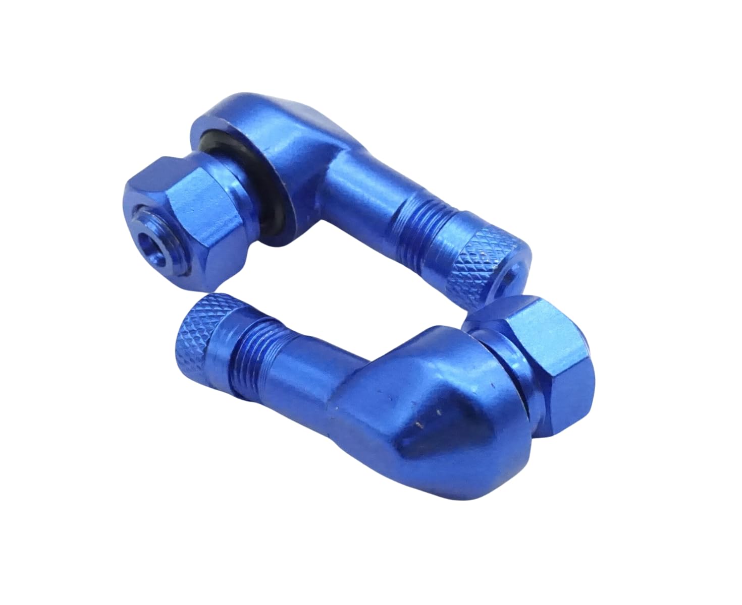 2X Aluventile Blau 8,3mm Eckventil Winkelventil Motorrad von NAAA