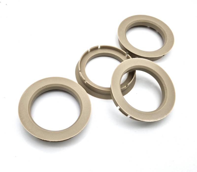 4x Zentrierringe 70,0-54,1 I 70,0 auf 54,1 Beige Zentrierring von NAAA