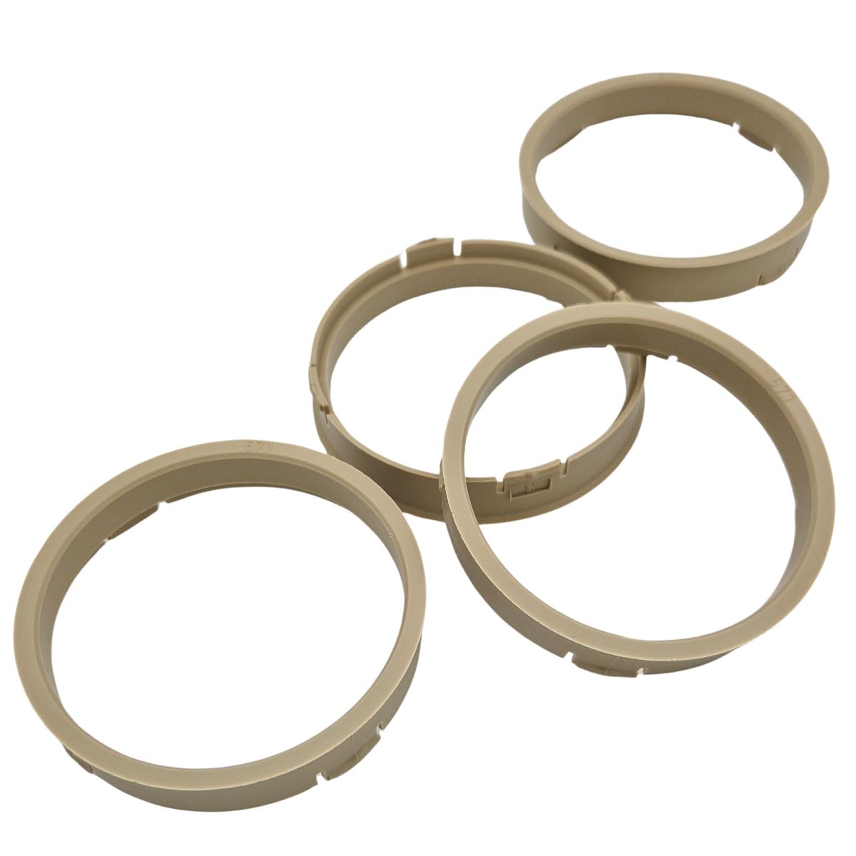 NAAA 4X Zentrierringe 73.1-67.1 I 73,1 auf 67,1 Zentrierring Beige von NAAA